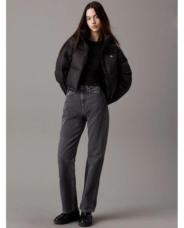 Calvin Klein Down Cropped Μπουφάν Puffer Γυναικείο (J20J223577 BEH)