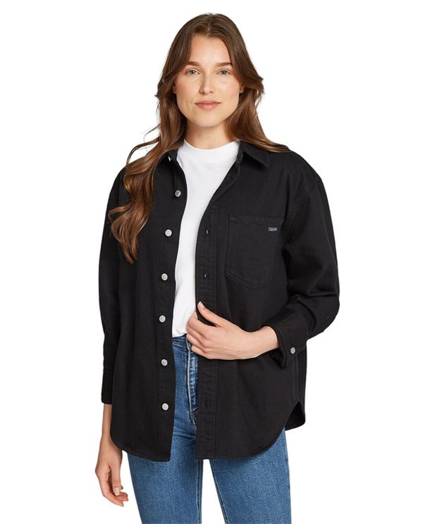 Calvin Klein Denim Overshirt  Πουκάμισο Μακρυμάνικο Γυναικείο (J20J224381 1BY)