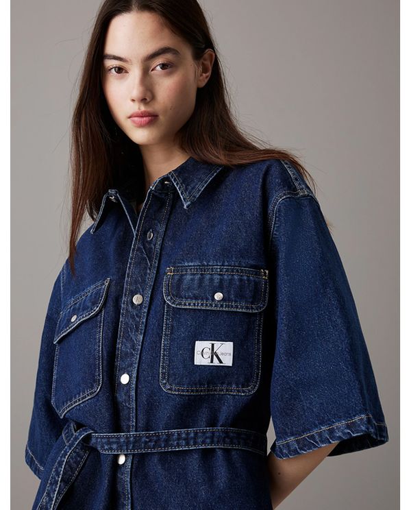 Calvin Klein Σεμιζιέ Φόρεμα Denim Γυναικείο (J20J224748 1BJ)