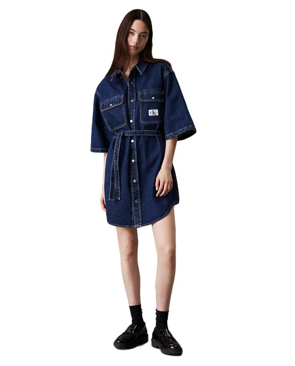 Calvin Klein Σεμιζιέ Φόρεμα Denim Γυναικείο (J20J224748 1BJ)