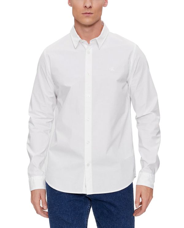 Calvin Klein Slim Stretch Πουκάμισο Μακρυμάνικο Ανδρικό (J30J324614 YAF)