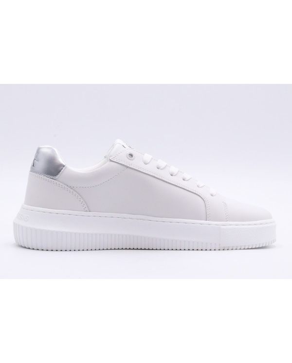 Calvin Klein Chunky Cupsole Laceup Lth Ml Mtl Sneakers (YW0YW01476 0K9)